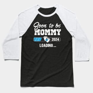 Soon to be mom, mommy, mother 2024 Baseball T-Shirt